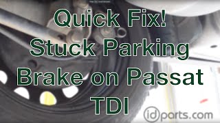 Stuck Parking Brake Cables on VW