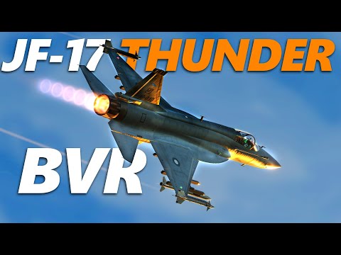 JF-17 Thunder vs 2 F-16 Vipers BVR Fight | DCS | Digital Combat Simulator | 4K