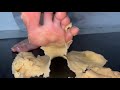 Barefoot Dough Crush Challenge Oddly Satisfying ASMR