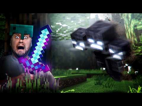 Fighting the Wither BLIND (First time player!)