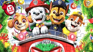 PAW PATROL Puzzle Christmas Compilation - Satisfying Puzzle for Kids