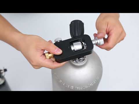 Use Refill Adapter to Refill the Mini Scuba Tank