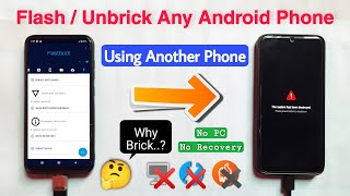 How To Flash Android Phone Without PC. Unbrick Any Android Device. Fix System Has Been Destroyed