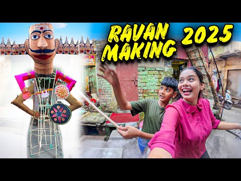 4 Hath Wala Ravan 😱| Ravan Making 2025 🥳