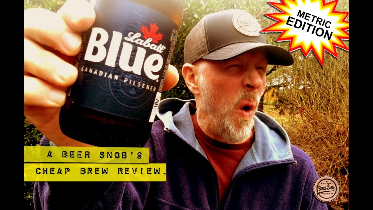 Labatt Blue Canadian Pilsener Beer Review by A Beer Snob's Cheap Brew Review