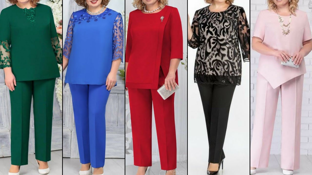 Top 50+ Bridal Plus Size Mother Of The Bride Pant Suits/Stylish And Graceful Evening Party Dresses