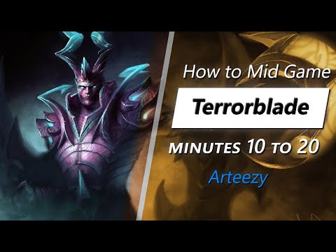Own the mid game with Terrorblade (feat. Arteezy) | Minute 10 to 20
