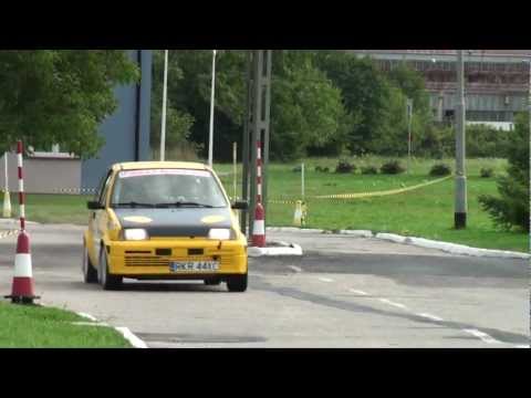 Ryszard Dunaj / Kinga Dunaj Fiat Cinquecento KJS Przemyśl 2011-08-28