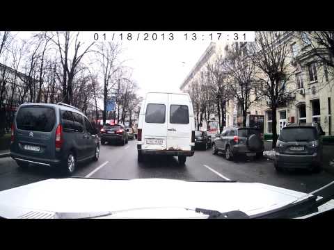 Видеорегистратор Digital DCR-400 Тестовое видео по городу.