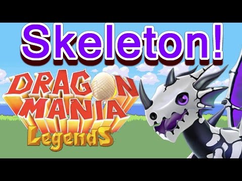 How to Breed the Skeleton Dragon LEGENDARY - Dragon Mania Legends (Dragon of the Month)