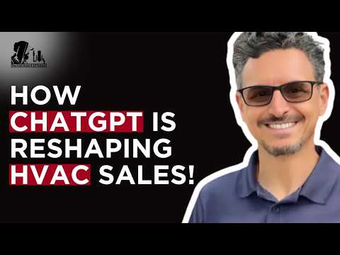 Podcast segment featuring Tony discussing AI tools in HVAC sales, likely part of his own show series.