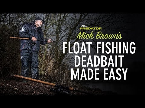 *** FOX RAGE TV *** MICK BROWN DEADBAIT ON FLOATS