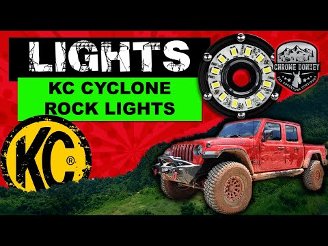 KC Cyclone Rock Lights - Jeep Gladiator - Install & Review