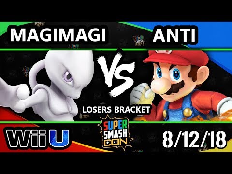 SSC 2018 Smash 4 - Hound | MagiMagi (Mewtwo) Vs. IMT.RZR | ANTi (Mario) Wii U Losers Bracket