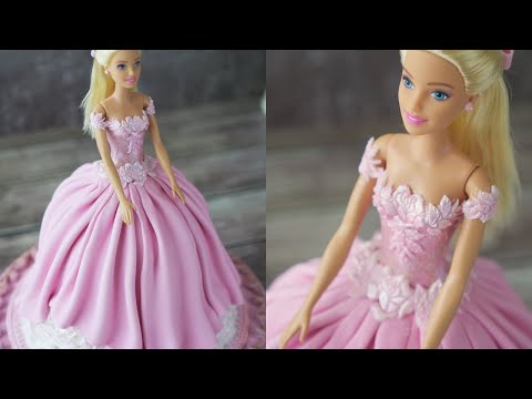 How To Make a Doll Cake | Princess Cake Tutorial 공주 드레스 케이크