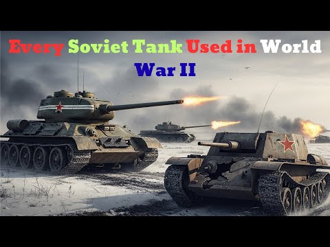 Every Soviet Tank Used in World War II !! Soviet Tank Design Evolution in WWII