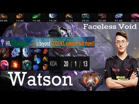 Watson` Faceless Void Carry Gameplay Patch 7.31b - Dota 2 Full Gameplay player perspective.