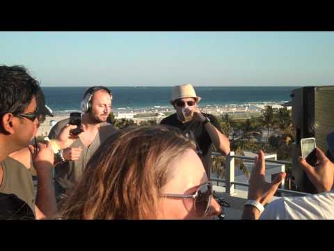 Baggi Begovic Rockin The "Saeed Younan & Friends" on the rooftop of Clevlander