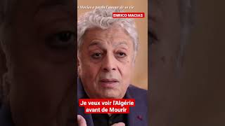 Enrico Macias veut voir l'Algérie avant de Mourir #enricomacias #algérie #chanteurfrançais #macias