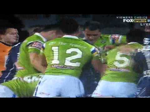 Raiders vs Storm Fight - David Shillington vs Adam Blair