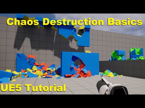 Unreal Engine 5 - Chaos Destruction Basics | Tutorial