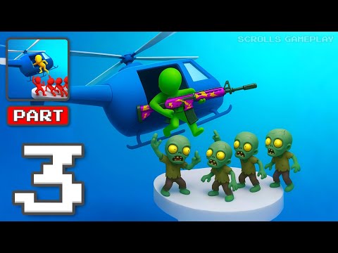 Z Escape: Zombie Crowd Shooter - Gameplay Walkthrough Part 3 - Blast Through The Dead (iOS, Android)
