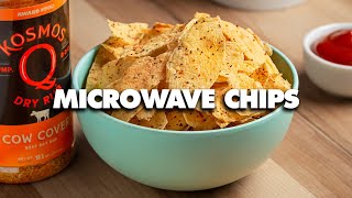 How To Make Microwave Potato Chips Recipe - Homemade Potato Chips!
