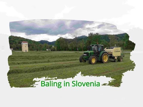 Baling in Slovenia