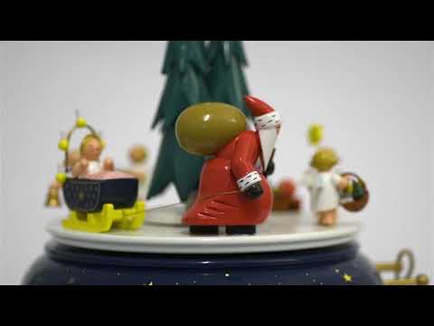 Musikdose "Stille Nacht", Wendt & Kühn, Grünhainichen, 2015, Musikwerk Firma Reuge, Sainte-Croix