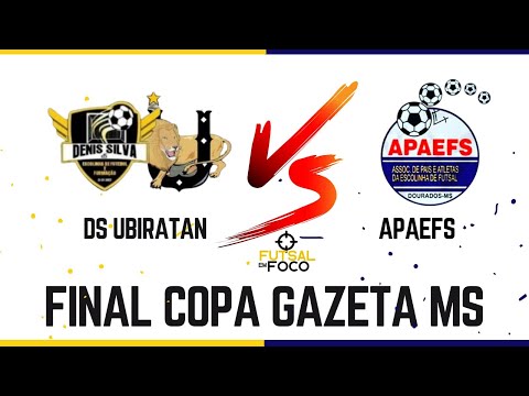 DS/UBIRATAN X APAEFS  - FINAL COPA GAZETA MS DE FUTEBOL DE CAMPO Categoria SUB13
