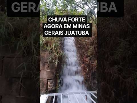 Chuva intensa atinge Juatuba em Minas Gerais nesta sexta-feira