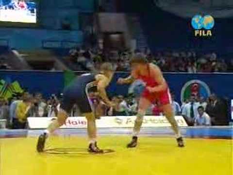 WM Baku 55kg Finale 3-5 SMIRNOVA Olga (KGZ) - FILIPOVA Alena