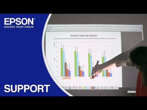 Epson Easy Interactive Tools - Using Annotation and Mouse Modes