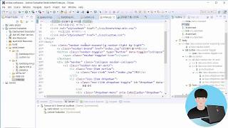JSP 강의평가 웹 사이트 개발하기 4강 - 프레임워크로 웹 디자인 틀 잡기 (JSP Lecture Evaluation Service Development Tutorial #4)