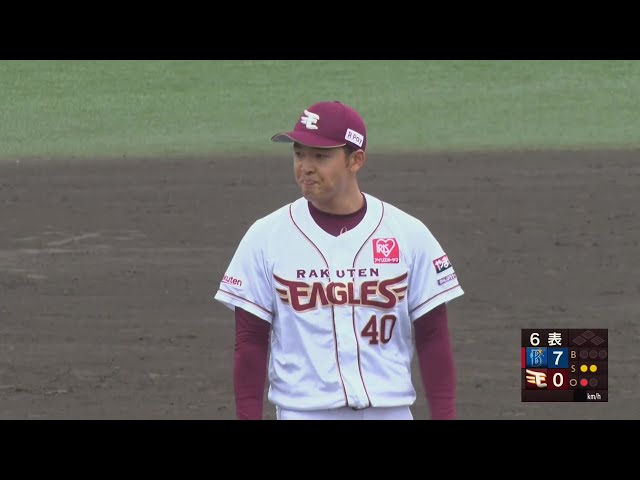 【ファーム】パワー全開のストレート!! イーグルス・櫻井周斗 1イニングを無失点に抑える!! 2024年9月25日 東北楽天ゴールデンイーグルス 対 横浜DeNAベイスターズ
