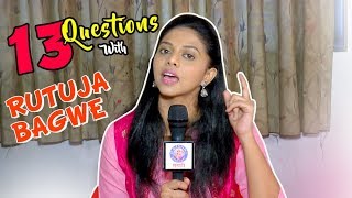 13 Questions With Rutuja Bagwe | Marathi Actress | Nanda Saukhya Bhare Serial & Ananya Marathi Natak video