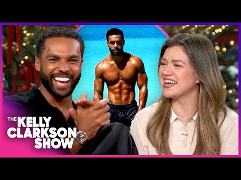 Lucien Laviscount Surprises Kelly Clarkson With TWO Gifts For Christmas!