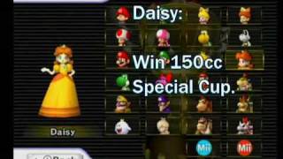 Mario Kart Wii- How to unlock all drivers(characters)