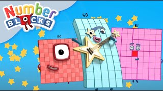 Learn To Count - Big Numbers! | Numberblocks 1 Hour Compilation | 123 - Numbers Cartoon For Kids