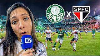 FUI ASSISTIR PALMEIRAS X SÃO PAULO VALENDO VAGA NA FINAL!