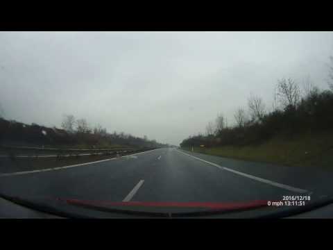 D8 Praha - Trmice a zpět (timelapse 18.12.2016)