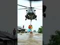 WoW Helicopter Rescue Amid The Storm Trending Shorts Flood Viralvideo