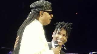 Stevie Wonder &amp; Jon Batiste, Quincy Jones tribute "They Won't Go When I Go" Los Angeles 2024-12-14