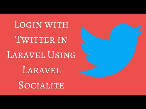 Login with Twitter in Laravel Using Laravel Socialite