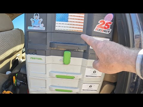 Truck Tour!  Festool Systainers, Veto Tool Bags & Tools Tools Tools!