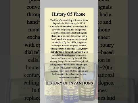 History Of Invantions video artwork
