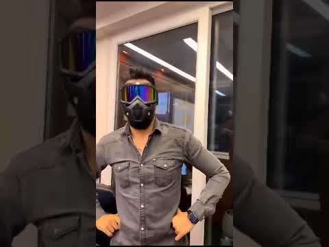 Bike Face Mask Rainbow Colour