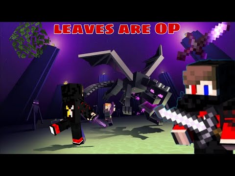 Unbelievable: PROGAMER91 Takes Down Ender Dragon with Leaves! 😱