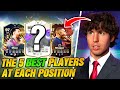 The Best 5 Players At Each Position In FC 24