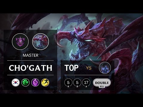 Cho'Gath Top vs Sylas - KR Master Patch 9.15